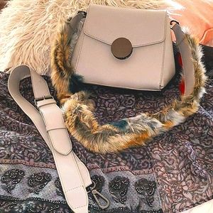 Lulu's Multi-Strap Taupe Purse